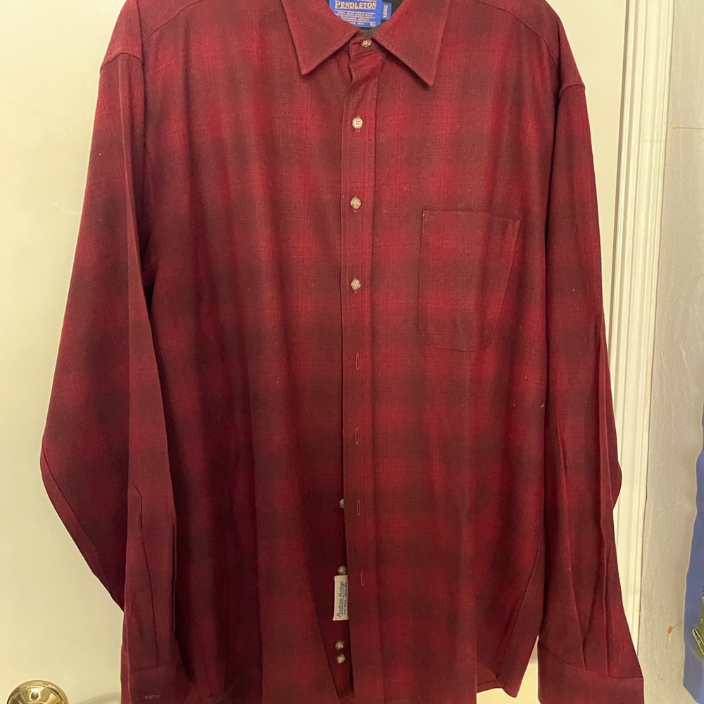 Vintage Pendleton Heritage Huntsman Shirt XL Long. Excellent condition 100% Wool